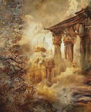Each Space Perpetuated in its Moment 2024 | Original Digital Painting by Vakim Pirdon