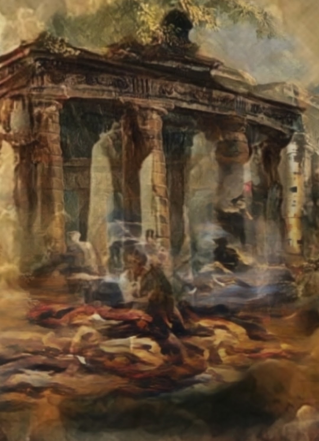 Each Space Perpetuated in its Moment 2024 | Original Digital Painting by Vakim Pirdon