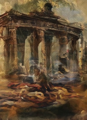 Each Space Perpetuated in its Moment 2024 | Original Digital Painting by Vakim Pirdon