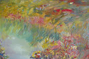 Autumn Flowers Original Impressionistic Oil Painting – Oil on Canvas