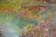 Autumn Flowers Original Impressionistic Oil Painting – Oil on Canvas