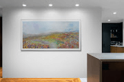 Autumn Flowers Original Impressionistic Oil Painting – Oil on Canvas