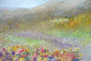 Autumn Flowers Original Impressionistic Oil Painting – Oil on Canvas