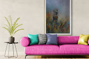 Original Stag Oil Painting Impressionistic Wildlife Art