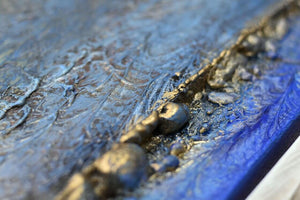 Gilded Thresholds – Original Acrylic Painting by Edelgard Schroer