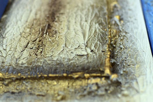 Gilded Thresholds – Original Acrylic Painting by Edelgard Schroer