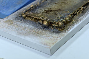 Gilded Thresholds – Original Acrylic Painting by Edelgard Schroer