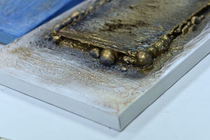 Gilded Thresholds – Original Acrylic Painting by Edelgard Schroer