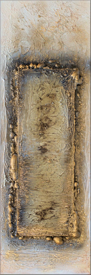 Gilded Thresholds – Original Acrylic Painting by Edelgard Schroer