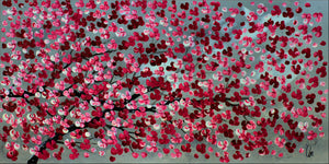 Blossom Explosion – Original Cherry Blossom Painting by Edelgard Schroer