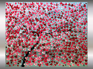 Dream of Spring – Original Cherry Blossom Painting by Edelgard Schroer
