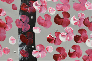 Cherry Blossom Symphony – Original Cherry Blossom Painting by Edelgard Schroer