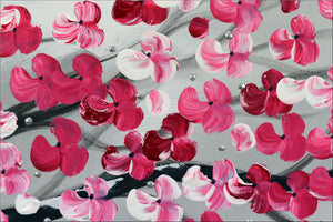 Blossom Explosion – Original Cherry Blossom Painting by Edelgard Schroer