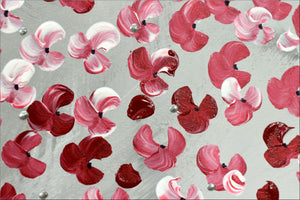 Flaming Blossoms – Original Cherry Blossom Painting by Edelgard Schroer