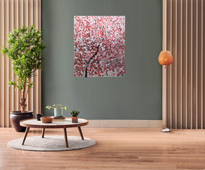 Cherry Blossom Symphony – Original Cherry Blossom Painting by Edelgard Schroer