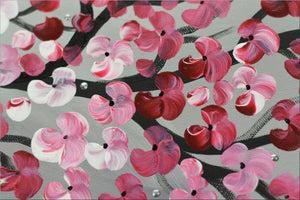 Cherry Blossom Symphony – Original Cherry Blossom Painting by Edelgard Schroer