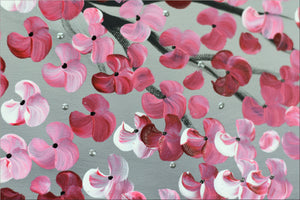 Cherry Blossom Symphony – Original Cherry Blossom Painting by Edelgard Schroer