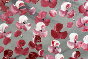 Flaming Blossoms – Original Cherry Blossom Painting by Edelgard Schroer