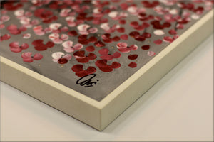 Flaming Blossoms – Original Cherry Blossom Painting by Edelgard Schroer