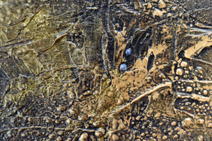 Angel’s Kiss – Original Textured Abstract Diptych by Edelgard Schroer