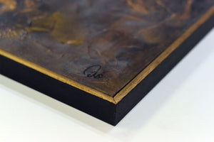 Angel’s Kiss – Original Textured Abstract Diptych by Edelgard Schroer