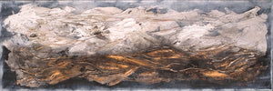 Gilded Horizon – Original Abstract Painting by Edelgard Schroer