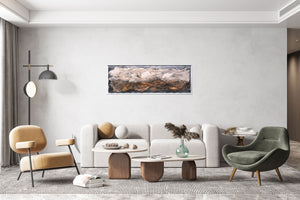 Gilded Horizon – Original Abstract Painting by Edelgard Schroer
