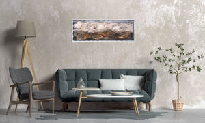 Gilded Horizon – Original Abstract Painting by Edelgard Schroer