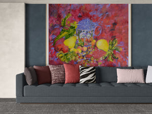 Autumn Fruits – Original Oil Painting by Lesley Blackburn