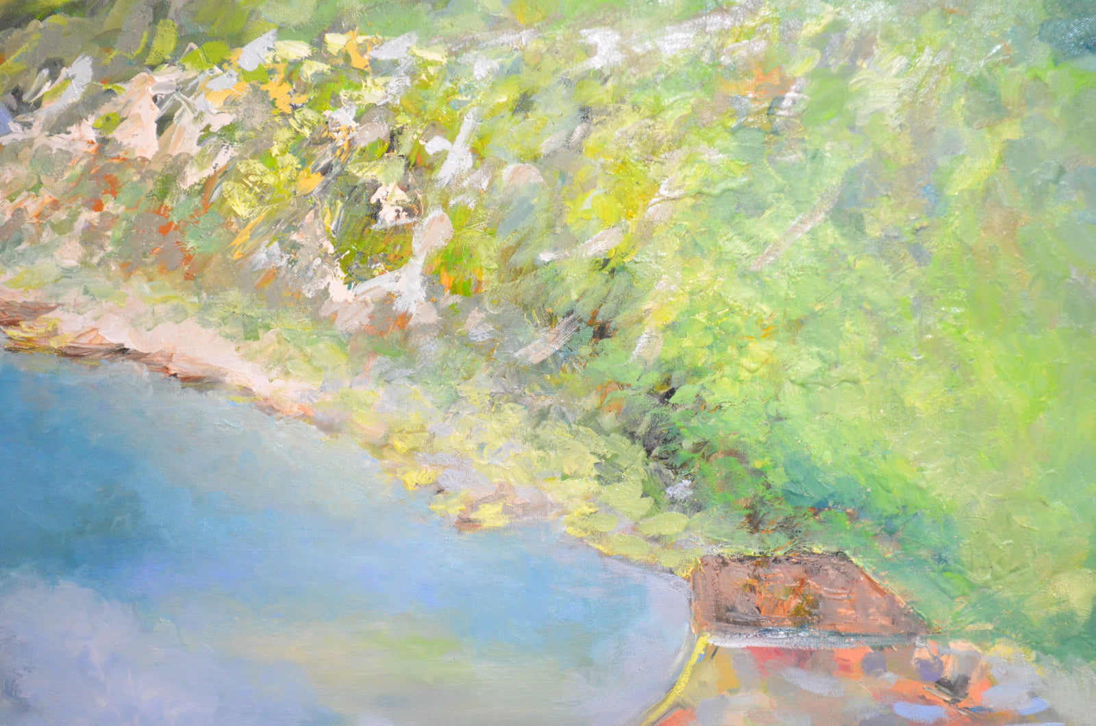 Lyme Regis Bay 2026 Oil Painting by Lesley Blackburn