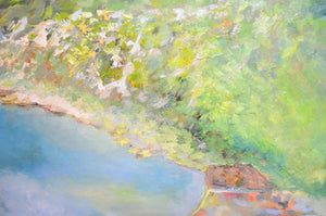 Lyme Regis Bay 2026 Oil Painting by Lesley Blackburn