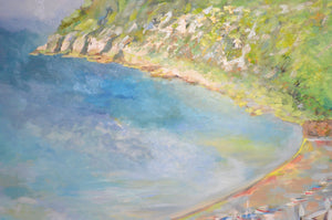 Lyme Regis Bay 2026 Oil Painting by Lesley Blackburn