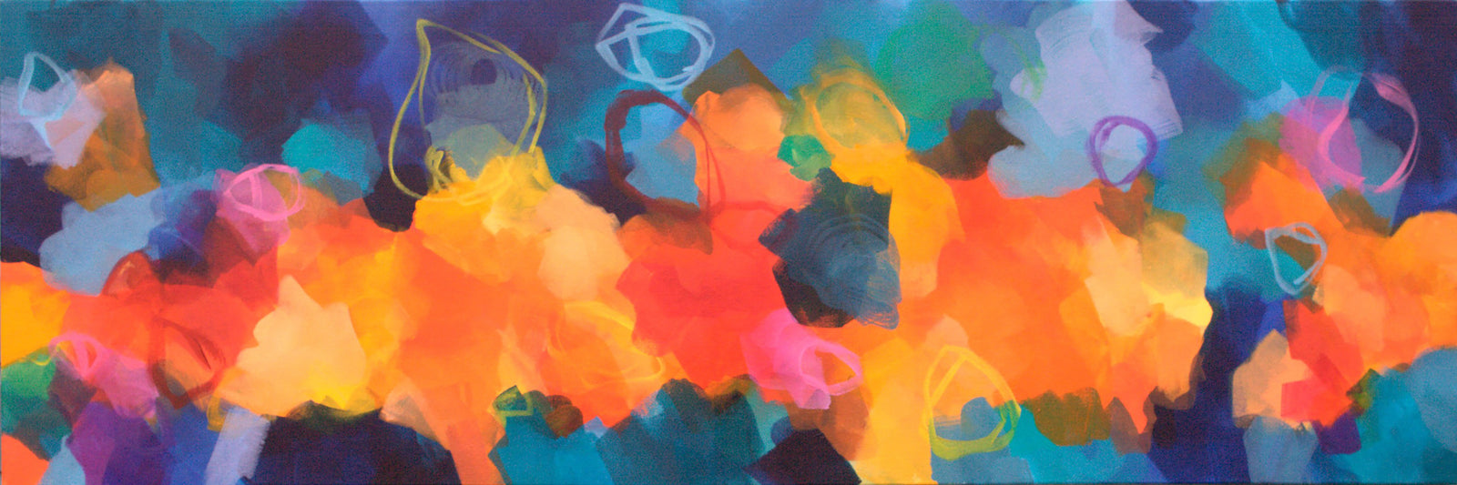 Magic Moments Original Panoramic Abstract Landscape