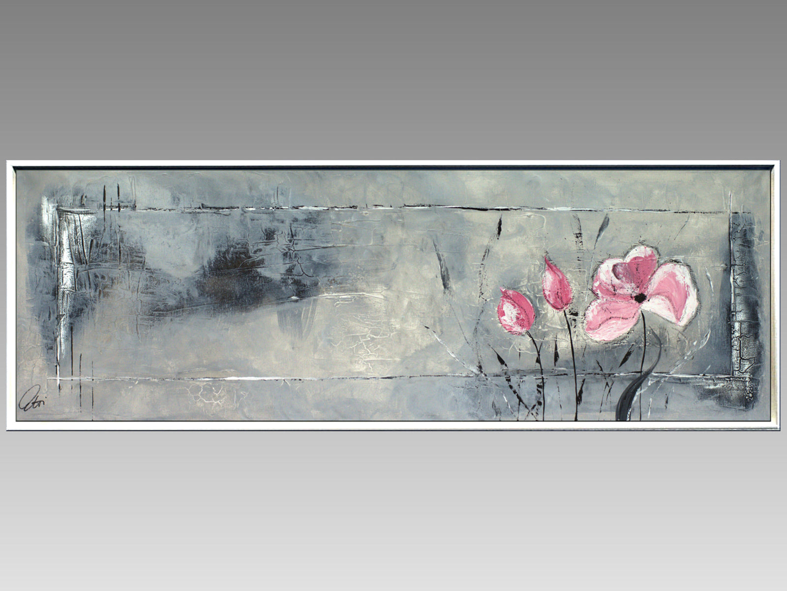 Summer Reverie – Original Abstract Floral Painting by Edelgard Schroer