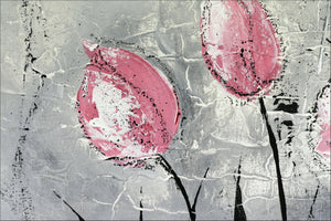 Summer Reverie – Original Abstract Floral Painting by Edelgard Schroer