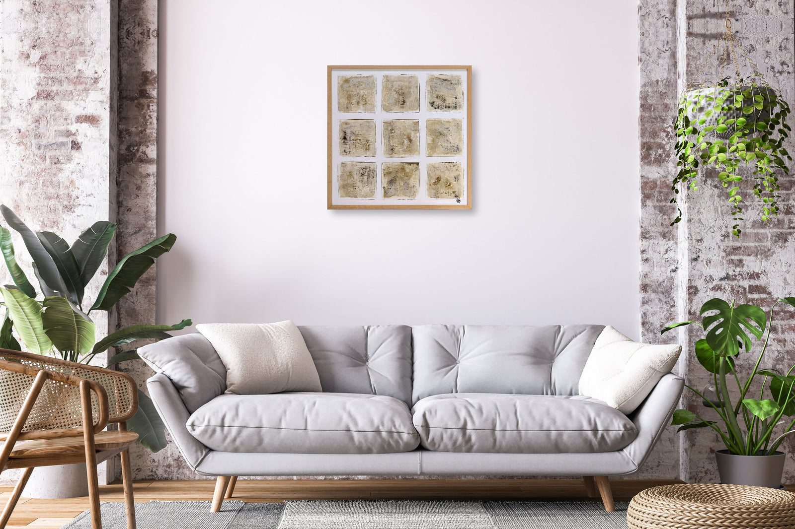 Silent Fields – Original Abstract Painting by Edelgard Schroer