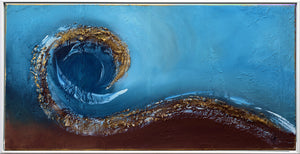 Flow of Time – Original Acrylic Painting in Frame by Edelgard Schroer
