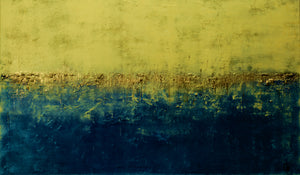 Golden Tide – Original Acrylic Painting by Edelgard Schroer