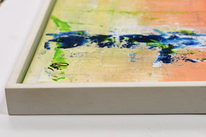 Blooming Light – Original Floral Abstract Painting by Edelgard Schroer