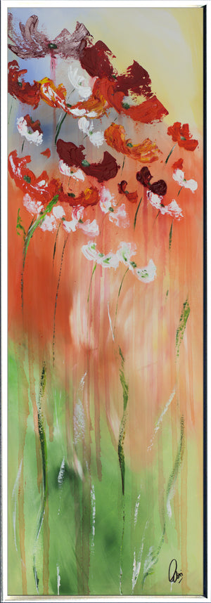 Happyness 2 – Original Abstract Floral Painting by Edelgard Schroer