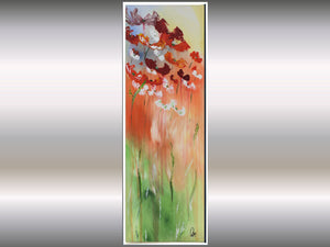 Happyness 2 – Original Abstract Floral Painting by Edelgard Schroer
