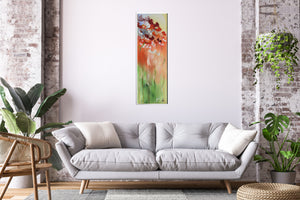 Happyness 2 – Original Abstract Floral Painting by Edelgard Schroer