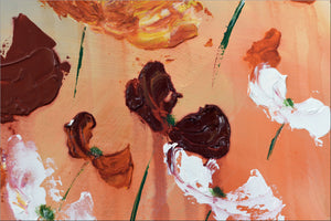 Happyness 2 – Original Abstract Floral Painting by Edelgard Schroer