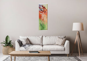Happyness 2 – Original Abstract Floral Painting by Edelgard Schroer
