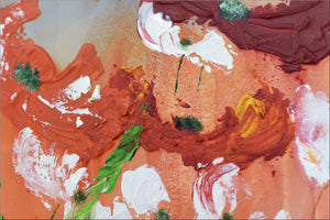 Happyness 2 – Original Abstract Floral Painting by Edelgard Schroer