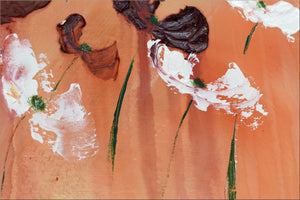 Happyness 2 – Original Abstract Floral Painting by Edelgard Schroer