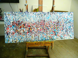 Wild Poppy Meadow Original Painting by Lesley Blackburn