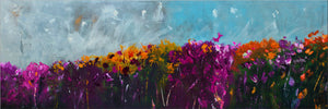 Pradera de Flores – Original Abstract Wildflower Landscape by Edelgard Schroer
