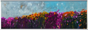 Pradera de Flores – Original Abstract Wildflower Landscape by Edelgard Schroer