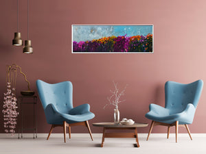 Pradera de Flores – Original Abstract Wildflower Landscape by Edelgard Schroer